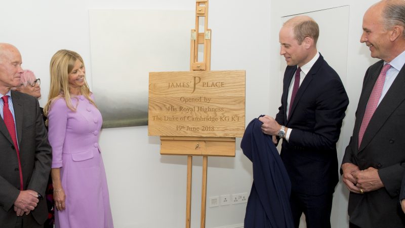 Prince William opens James' Place Liverpool