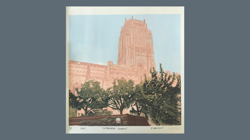 Artwork of Liverpool Cathedral