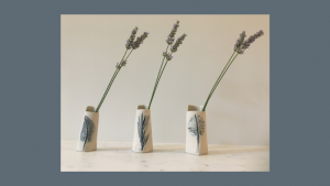 Thumbnail of http://Photo%20of%20three%20vases%20with%20lavender%20in