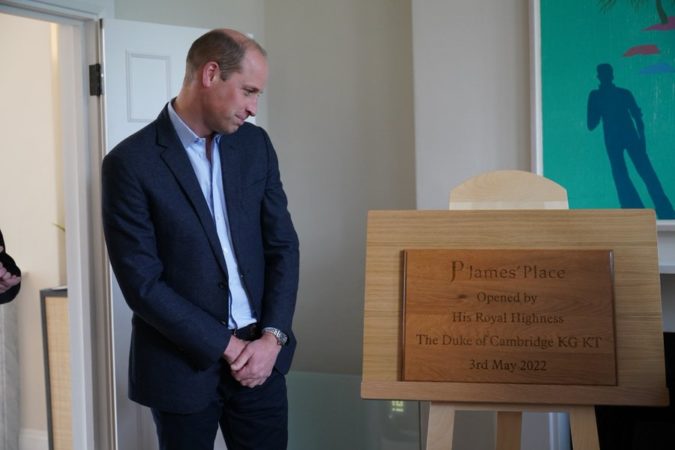 Prince William opening James' Place London