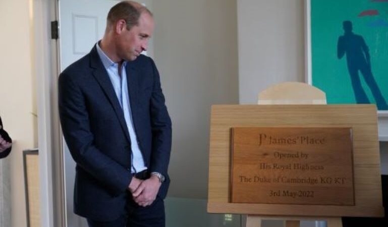 Prince William opening James' Place London