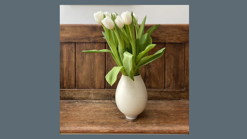 Tulips in a vase