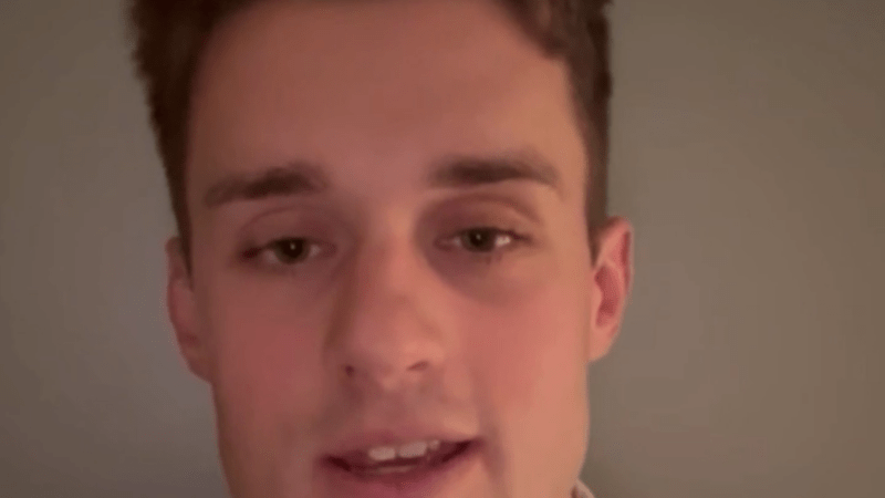 Man looking at camera