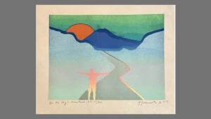 Thumbnail of http://Artwork%20of%20man%20on%20mountain%20road