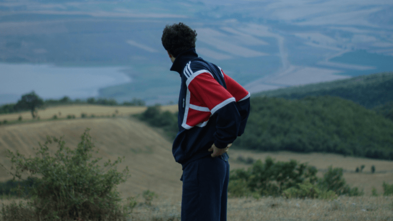 Man on mountain