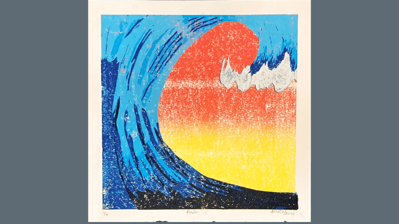 Bright coloured art