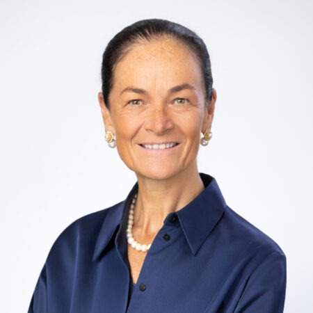 Woman smiling at camera