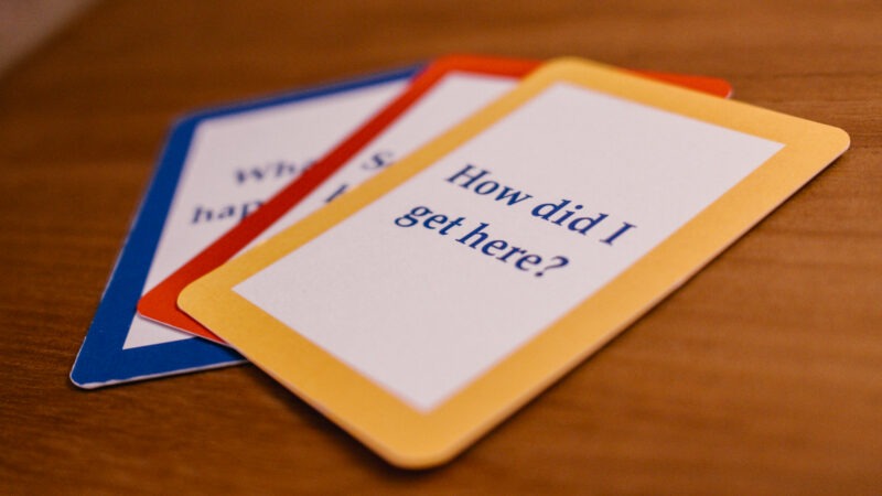 Photo of therapy cards
