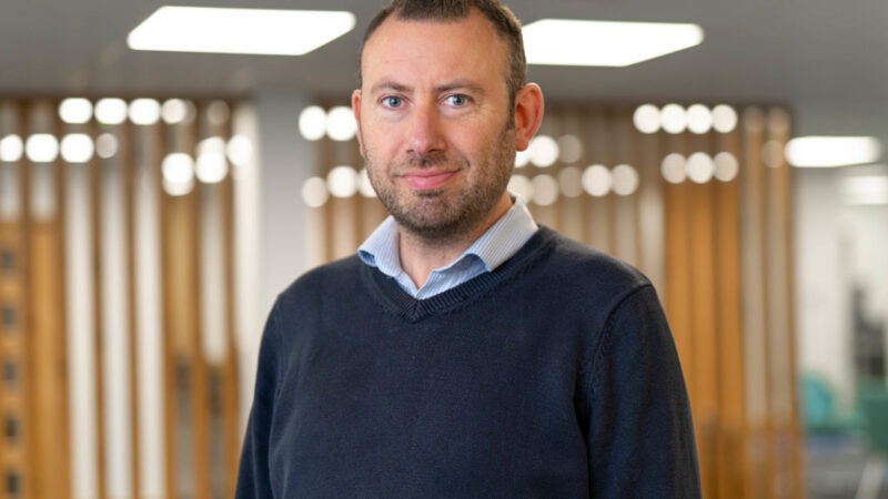 Man smiling at camera